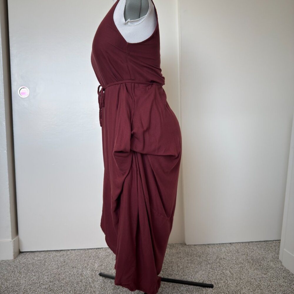 Bolongaro Trevor Oxblood Parachute Dress - Picture 7 of 11